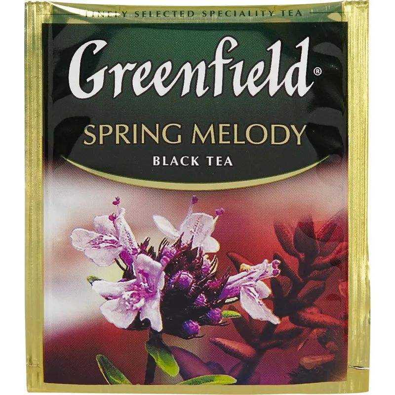 Чай Greenfield Spring Melody черный фольгир.100 пак 1065-09