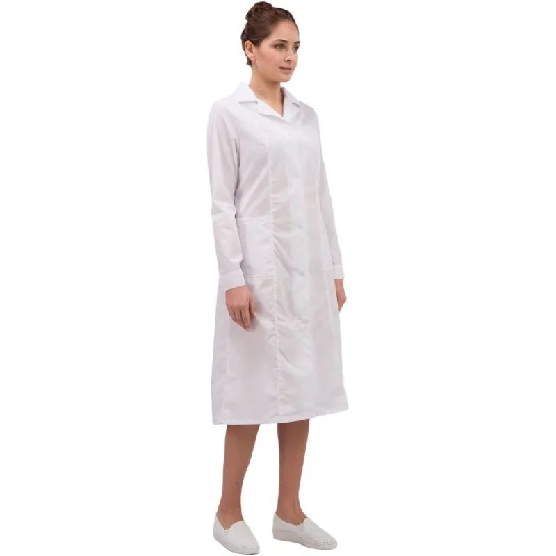 Халат для медицинского персонала жен. м04-ХЛ цв.бел. (р.40-42) 158-164