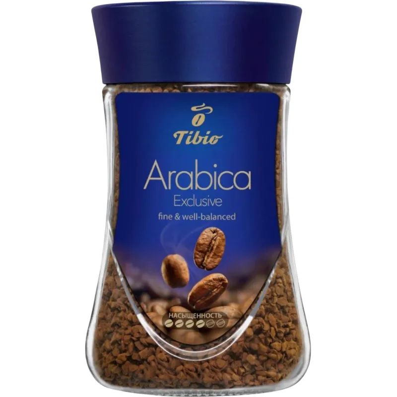 Кофе Tibio Exclusive Arabika раств.субл.190г стекло