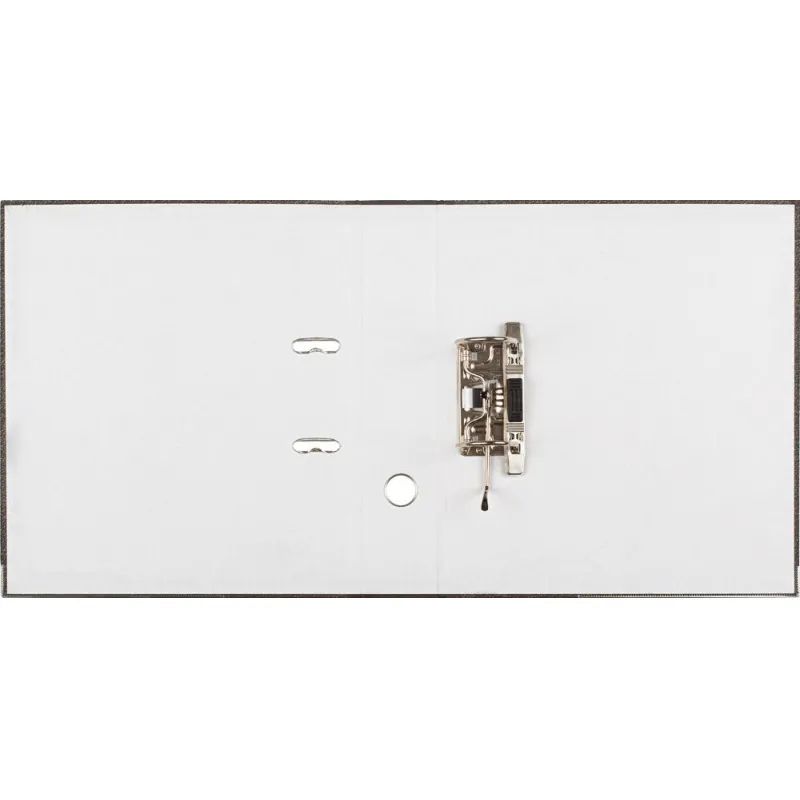 Папка-регистратор 75 мм (+/- 5 мм)с мет.уг.мрамор ч/б, в уп.10шт,бум./бум