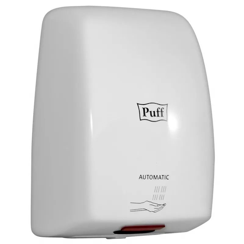 Сушилка для рук электрическая 1 кВт белая Puff-8815