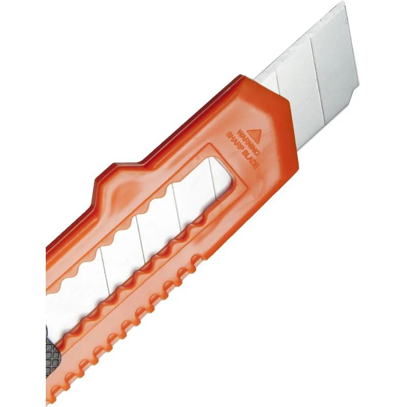 Нож канцелярский 18мм Attache с фиксатором, полибег, цв.в ассорт.