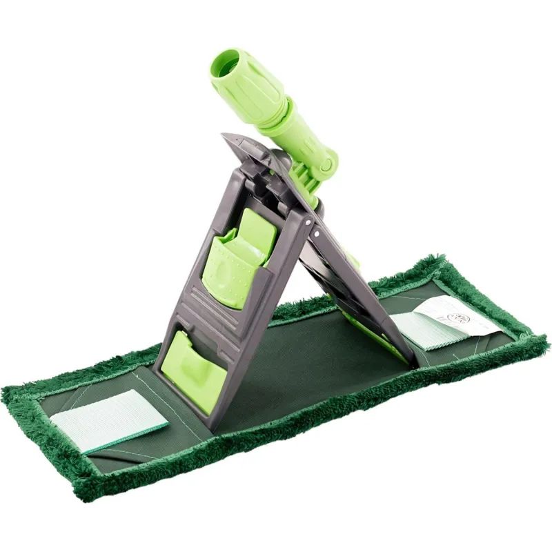 Держатель МОПа универс. пластик 40х11см т.серый/зеленый NPK195