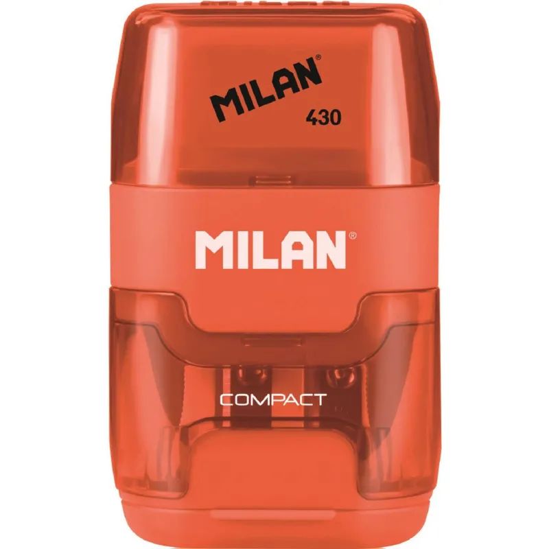 Ластик-точилка Milan Compact, в ассортименте