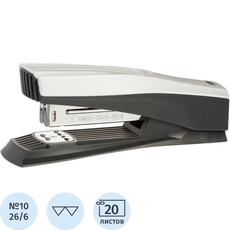 Степлер Attache Selechion до 20 листов, № 10, №24/6,26/6 цвет белый
