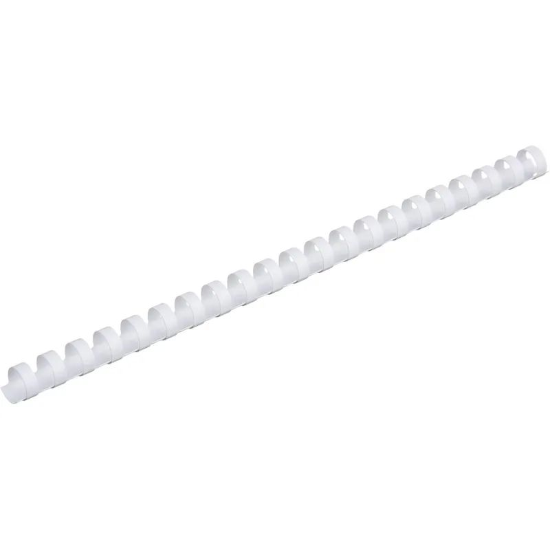 Пружины для переплета пластиковые ProfiOffice 14мм, белые 100шт/уп.