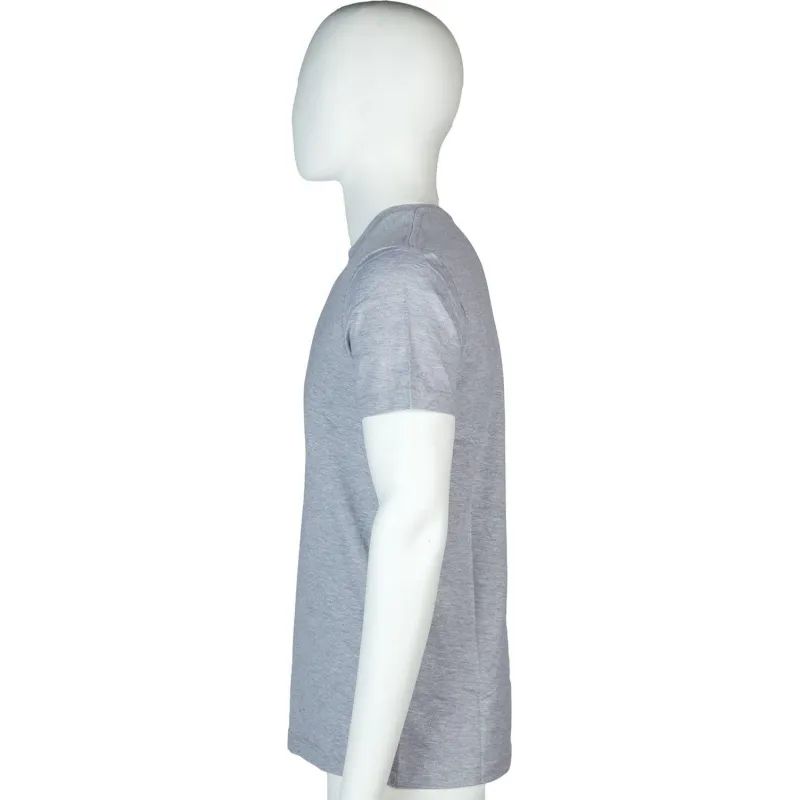 Футболка (160 г.) с кор.рукавом серый меланж (XL)