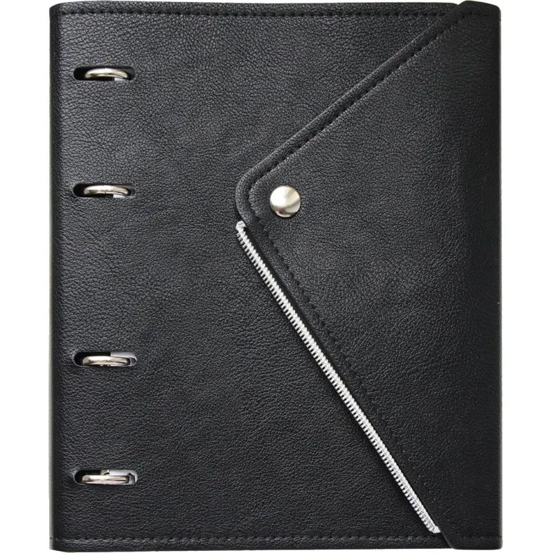 Бизнес-тетрадь Infolio Study Grunge А5,120л,180х212мм,клет,на кольцах N1283