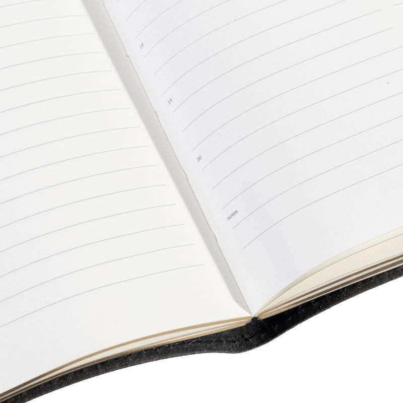 Еженедельник недатированный черный,кожа,A4 64л,Br.V.PROFY 3-098/02