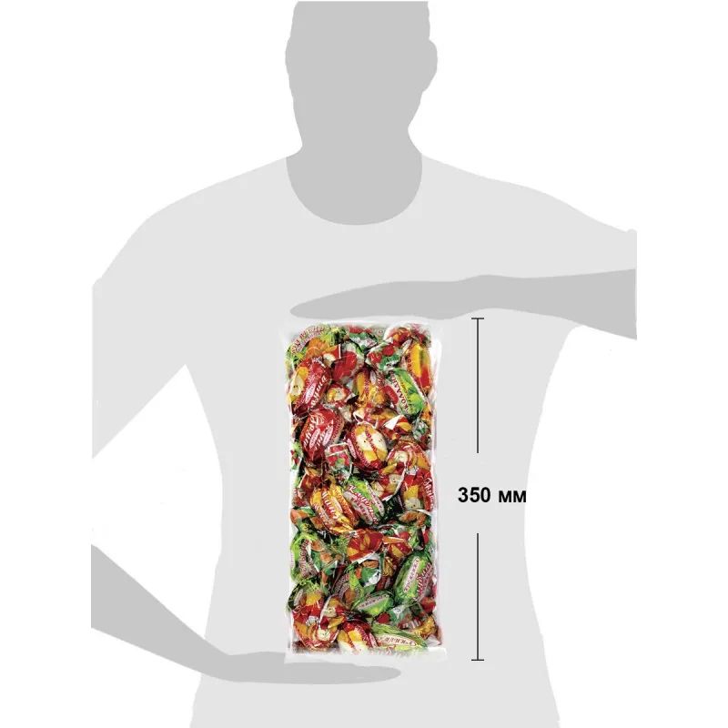 Конфеты шоколадные Кремлина Микс цукаты (клуб.,груша,манго,апельсин), 1кг