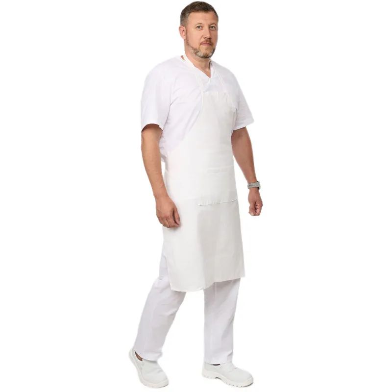 Фартук поварской универсальный белый