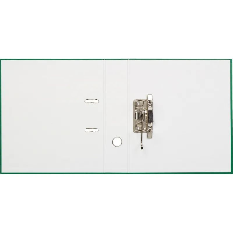 Папка-регистратор ECONOMY б/мет.уг,70мм,зел,ПБП1,карм.кор