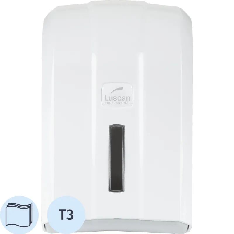 Диспенсер для туалетной бумаги лист Luscan Professional белый