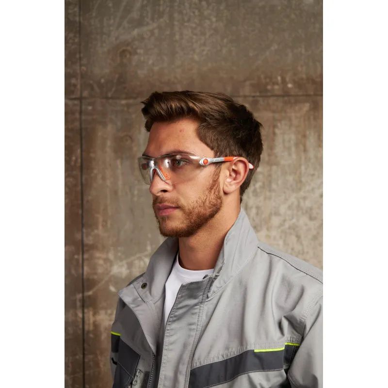 Очки защитные открытые DELTA PLUS VULCANO2 прозрачные (арт VULC2ORIN)