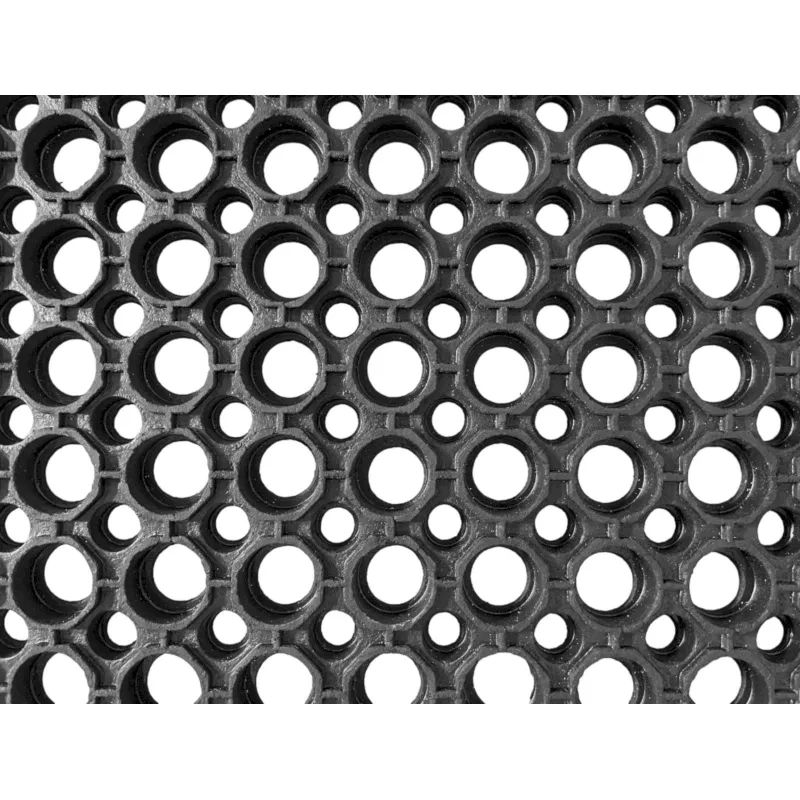 Коврик входной REM 60x90х1,4 см ячеистый окантовкой(резина)