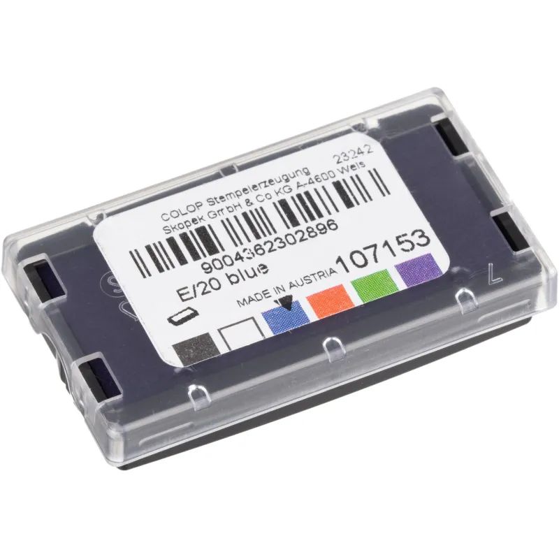 Подушка штемпельная сменная E/20 син. для Pr. 20, Pr. 20-Set Colop