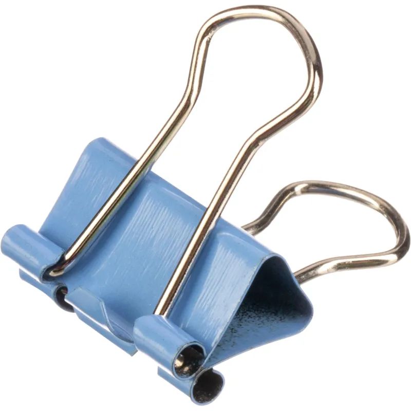 Зажимы для бумаг цветные 19мм 12шт/уп Attache, в картонной коробке