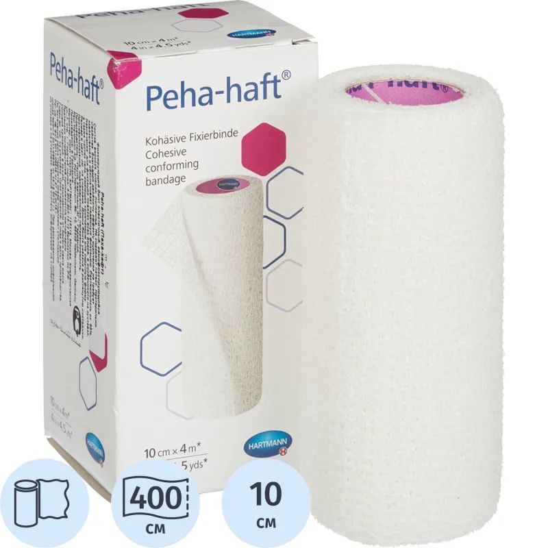Бинт самофикс эласт 4 м х 10 см PEHA-HAFT  9324862/932444