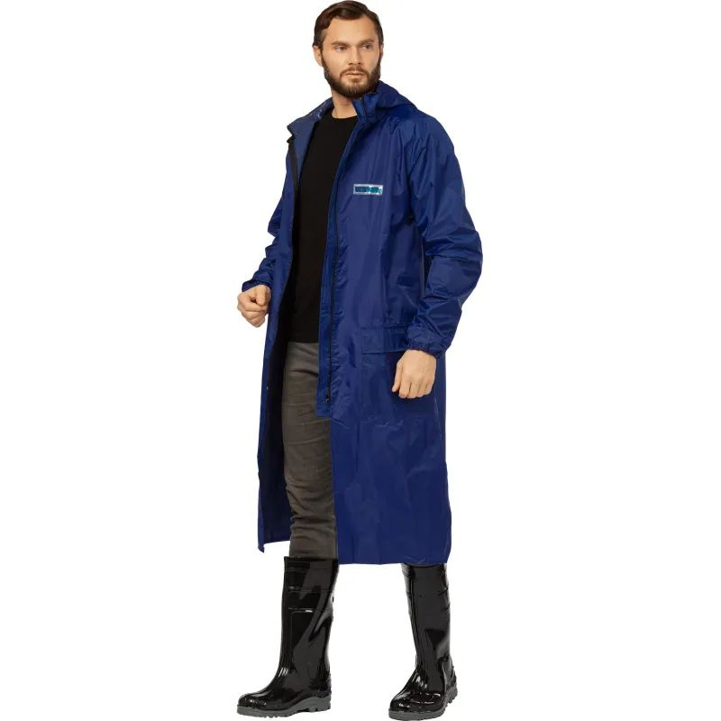 Плащ влагозащитный ПВХ Poseidon син 44-46/182-188