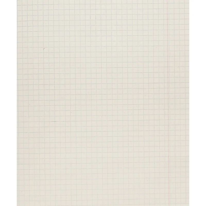 Тетрадь общая А5,48л,клет,скреп,обл.бумвинил,блок офсет-2 Синяя