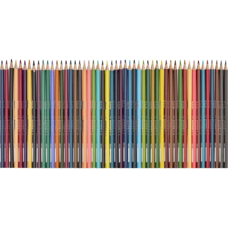 Карандаши цветные 50 цв. 3-гран.Kores 93350