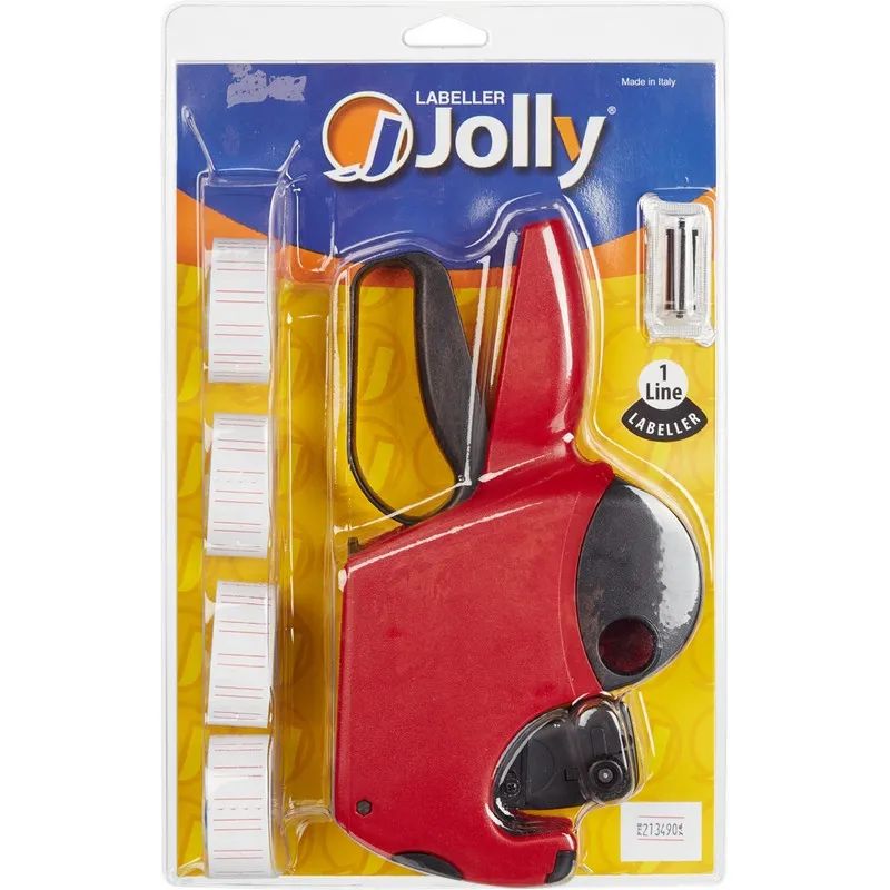 Этикет-пистолет набор: JOLLY H8 1-стр,21х12пр.(+4 рул.эт.ленты+1 крас.рол)