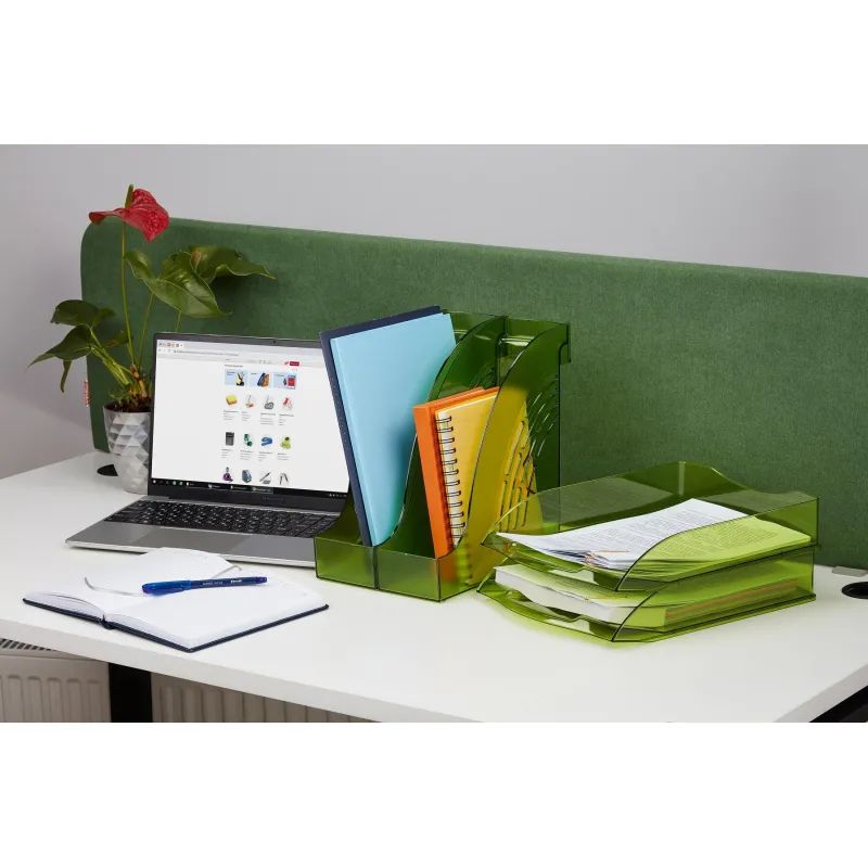 Лоток вертикальный ATTACHE 95мм Яркий Офис зеленый