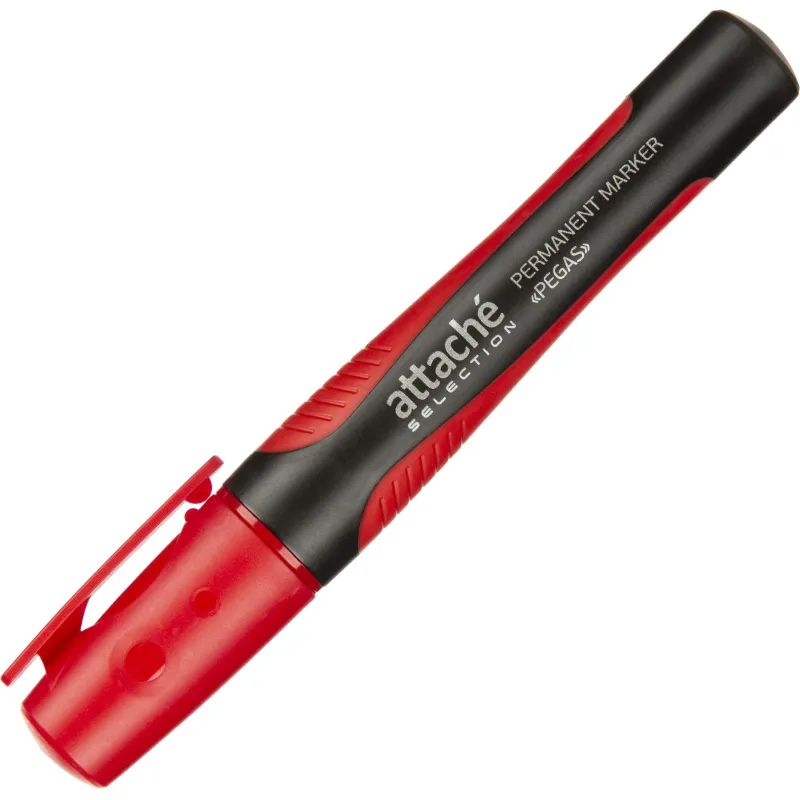 Маркер перманентный Attache Selection Pegas набор 4цв., 2-5мм