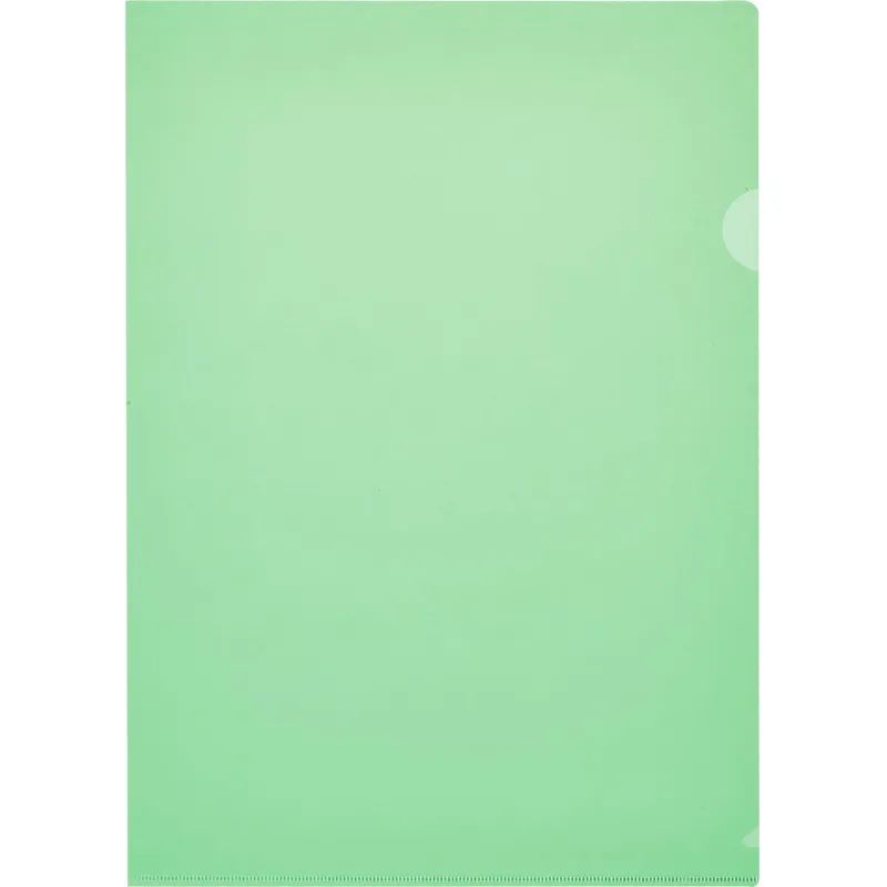 Папка уголок Attache Economy п/э цв. E-100/334T зеленая Россия 10 шт/уп