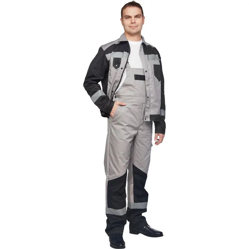 Костюм летний муж л21-КПК сер/чер (р.60-62) 170-176 (серия Л)