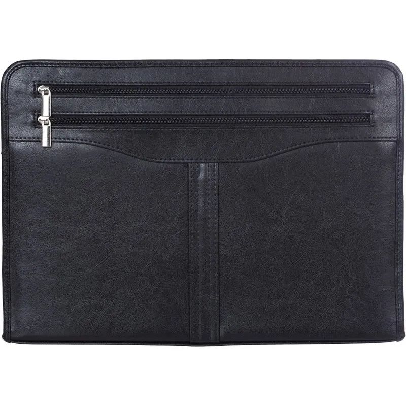 Папка деловая для документов кож/зам 410х285х30  &#039;Гамма&#039; 118/м, черная