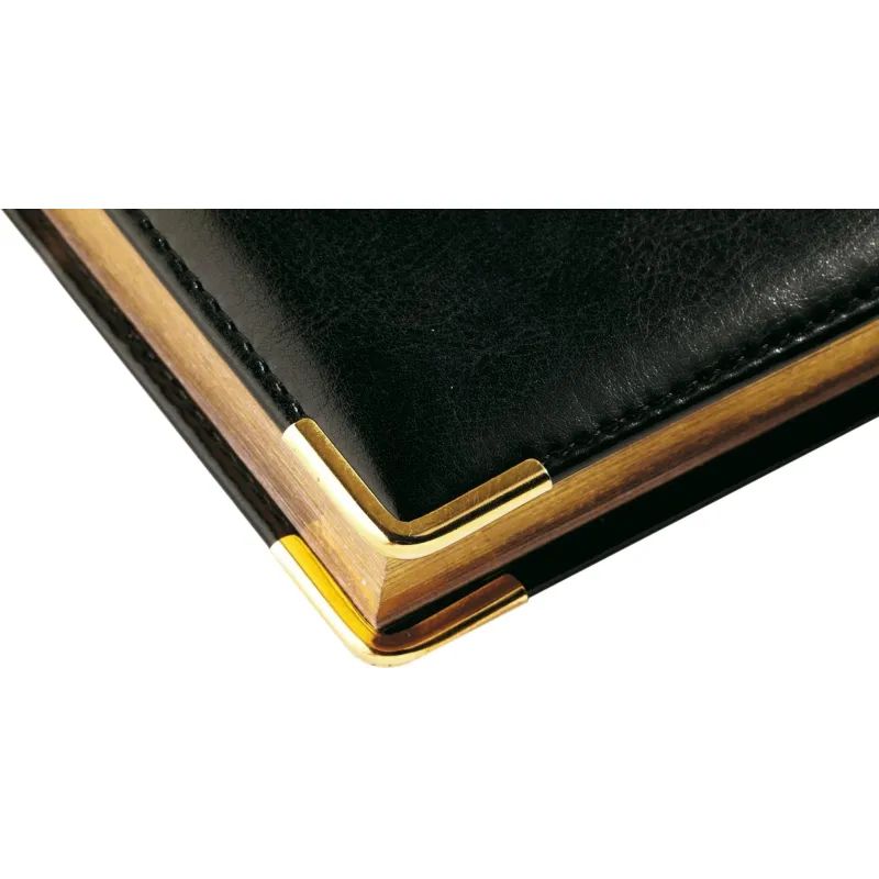 Ежедневник полудатированный А5+, 208л, BOSS черный 3-404/267