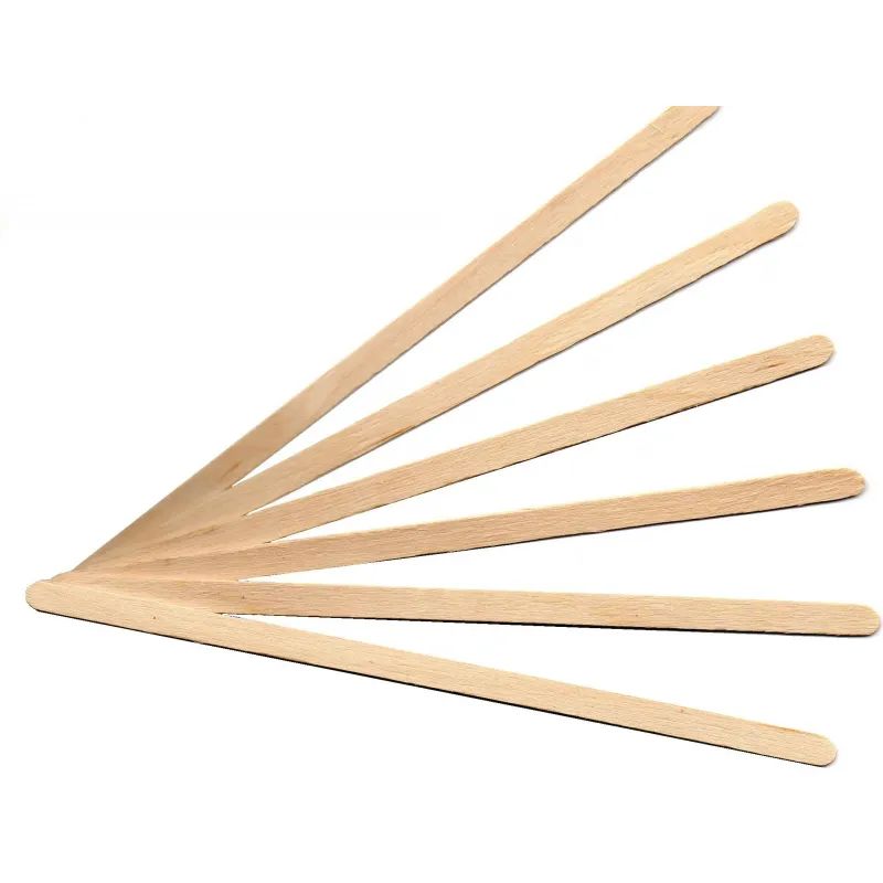 Размешиватель одноразовый для кофе/чая, деревянный 14 см 450шт/уп.