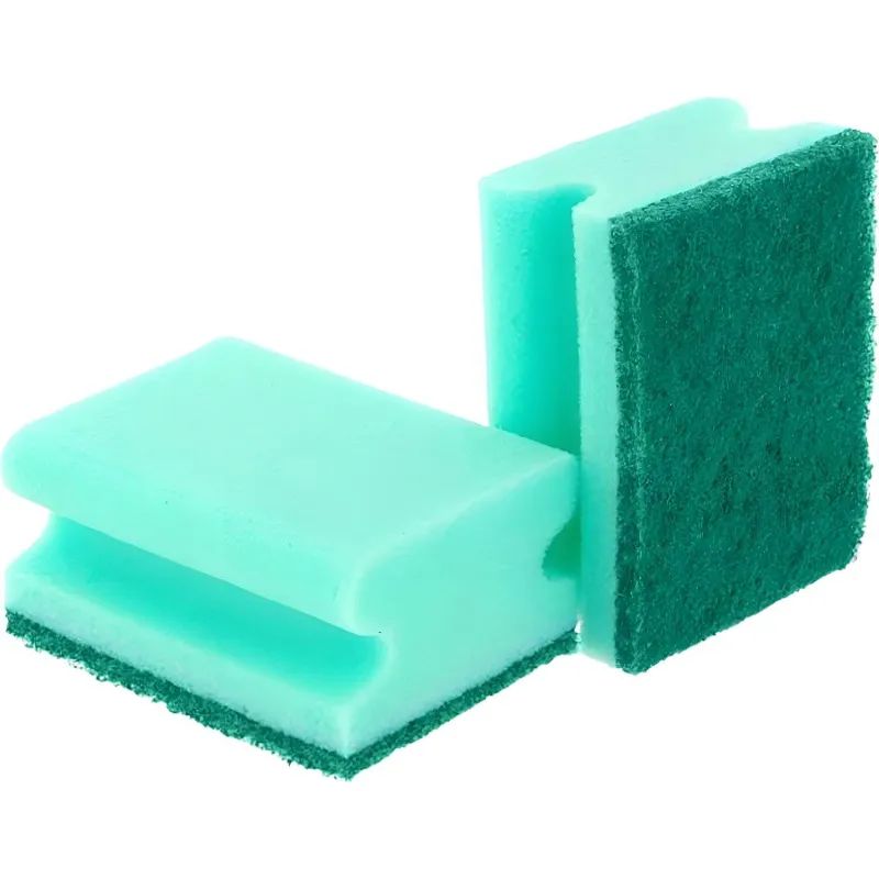 Губки для мытья посуды профильные с выемкой  85х64х42, 5шт/уп