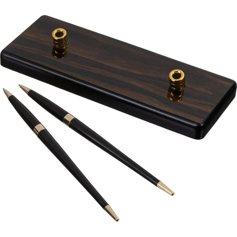 Набор настольный MDF 8FE-1A на 8 предметов, ламинат, черное дерево