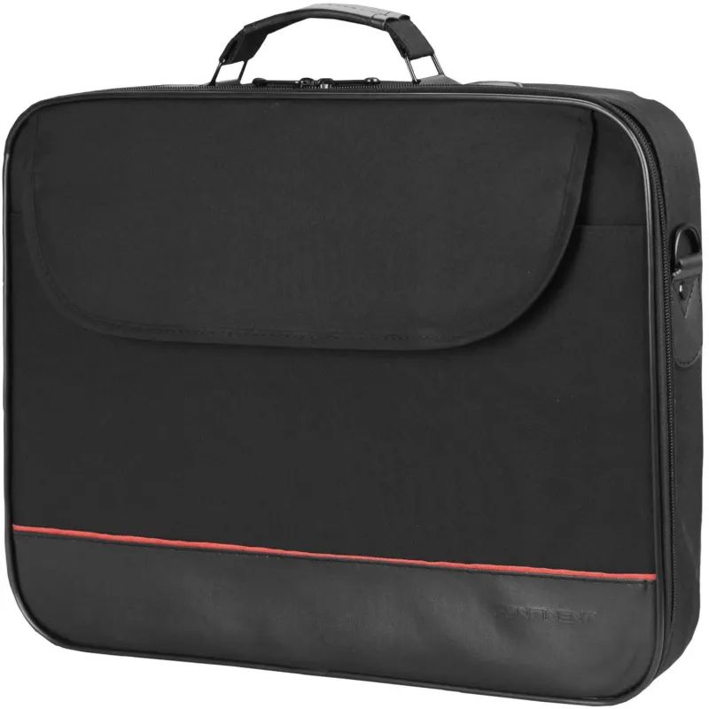 Сумка для ноутбука 15.6, Continent, черная, CC-100 BK