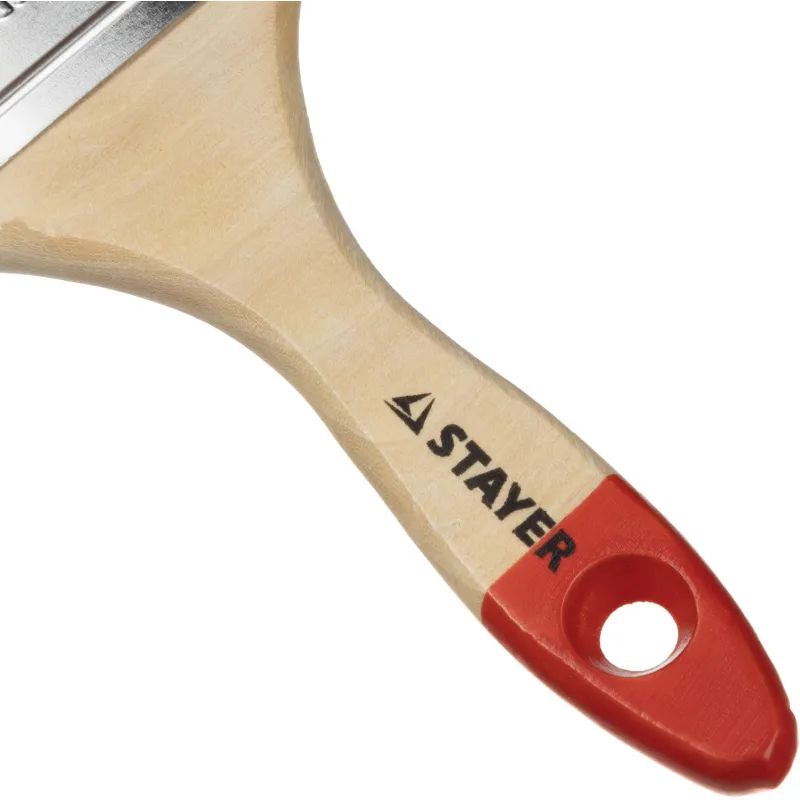 Кисть плоская 2,5&quot;/63 мм, натур.щетина STAYER 0101-063