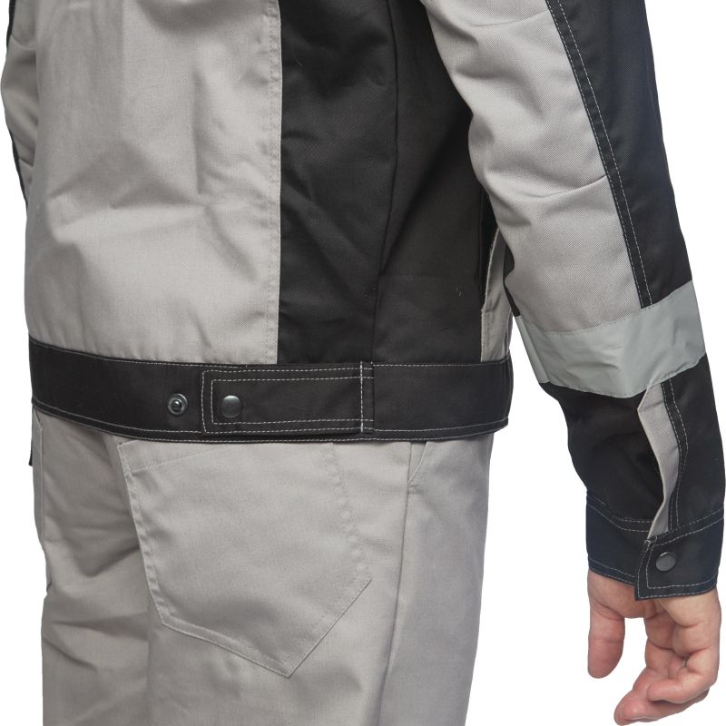 Костюм летний муж л21-КПК сер/чер (р.64-66) 170-176 (серия Л)