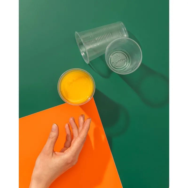 Стакан одноразовый 200мл прозр., для хол/гор., КОМУС ПП, 100шт/уп