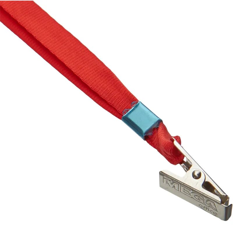 Держатель для бейджа Attache с клипом красныйK-1081,  5 шт/уп