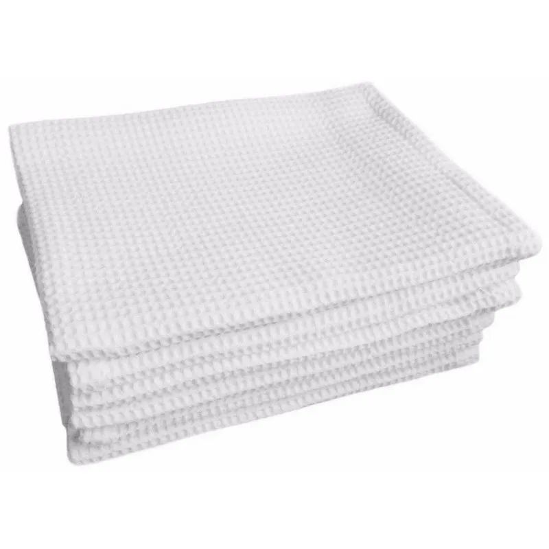 Полотенце вафельное 40х80 плотн.150гр/м2, отбелен., 10шт