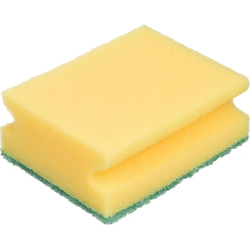 Губки для мытья посуды с выемкой д/пальцев 2шт/уп. PACLAN