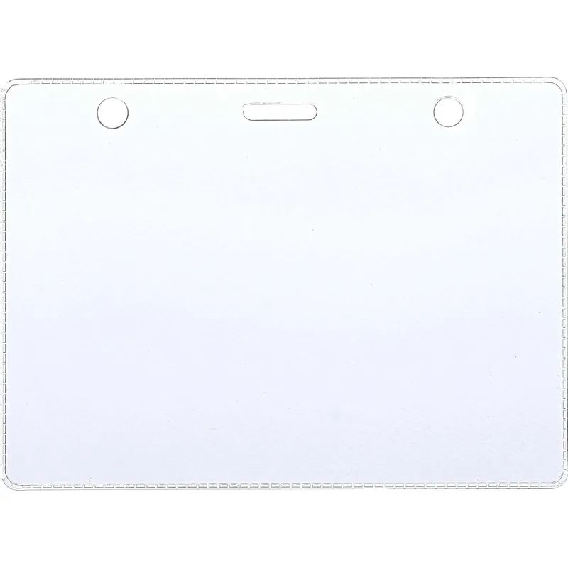 Бейдж 120х87мм металл зажим/тесьма син.(10шт.) 1065ГК-101