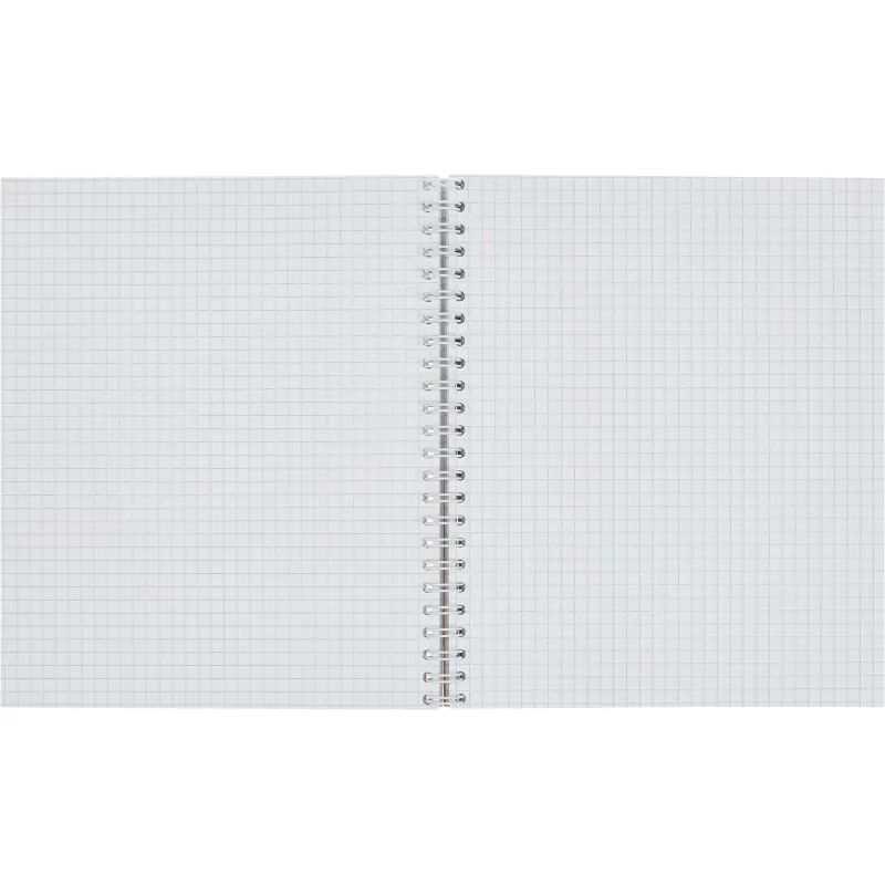 Тетрадь общая Attache,120л,клет,А5,спир,обл.лак.карт