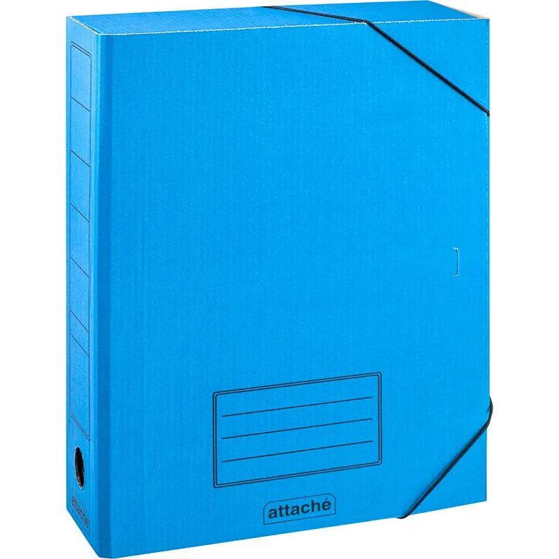 Короб архивный ATTACHE,на резинке 75 мм ,в ас сортименте