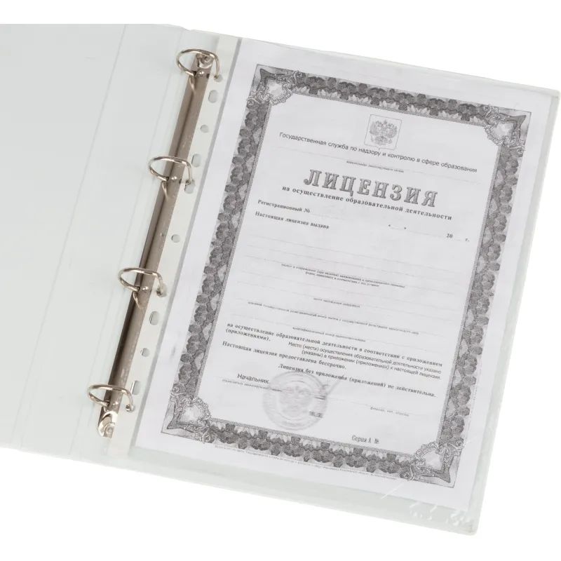 Папка Панорама на 4-х кольцах  40мм Россия