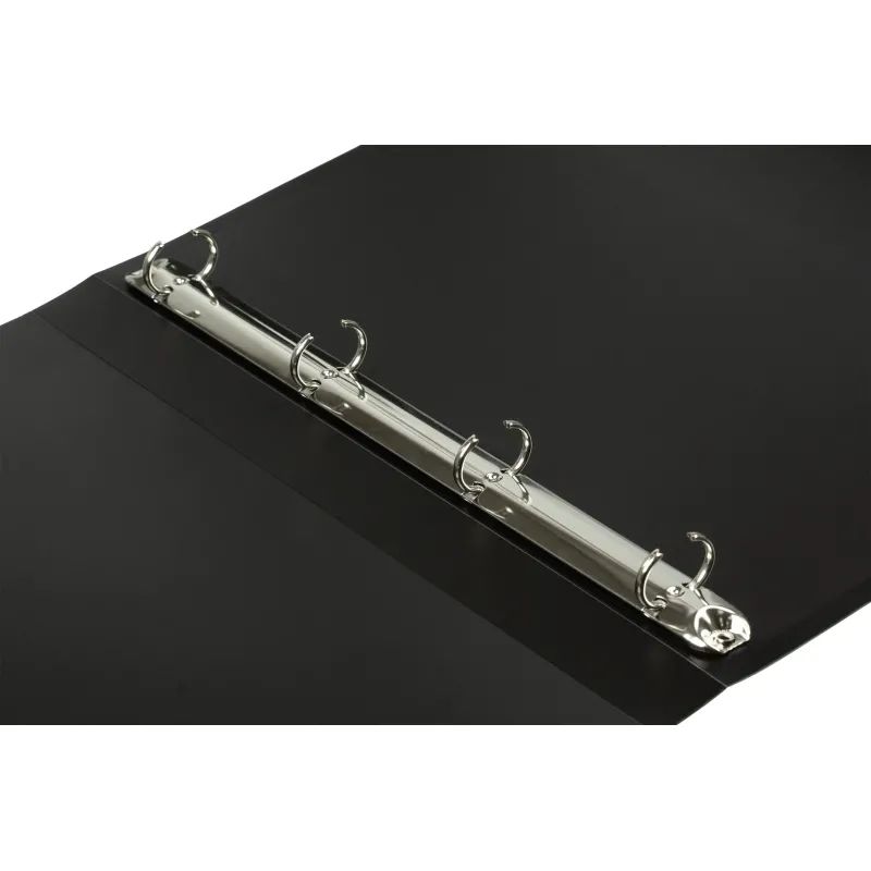 Папка на 4-х кольцах пласт. 16/25мм А4 ATTACHE черная