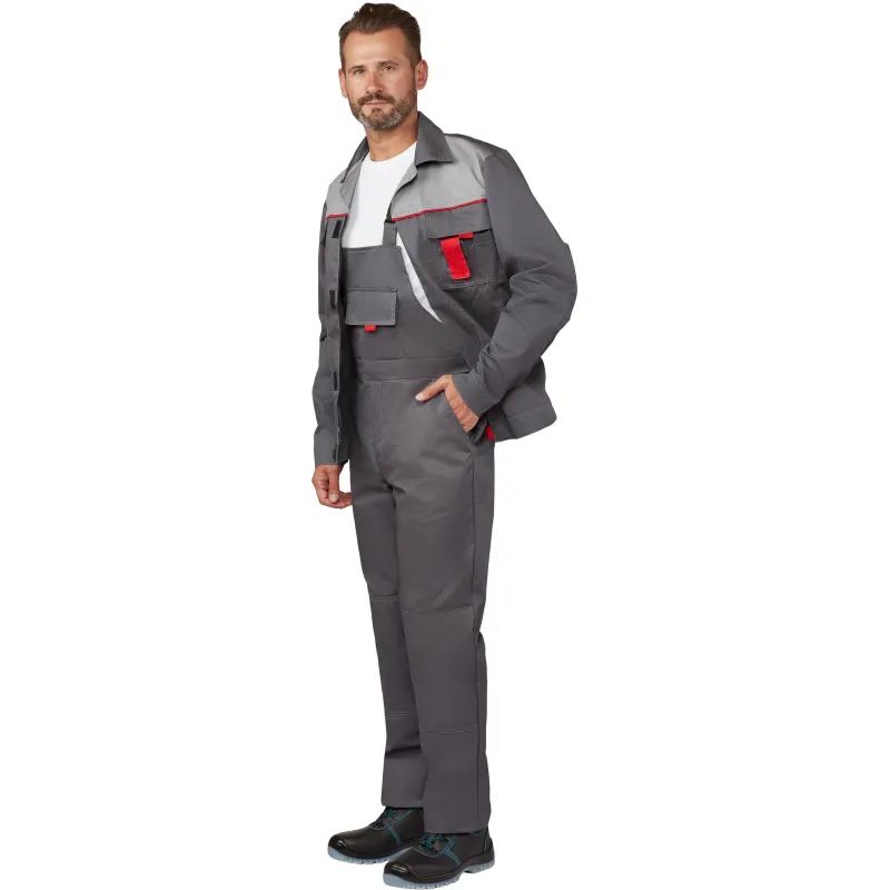 Костюм рабочий летний муж л10-КПК т-сер/св-сер(р.64-66) 182-188 (серия Л)