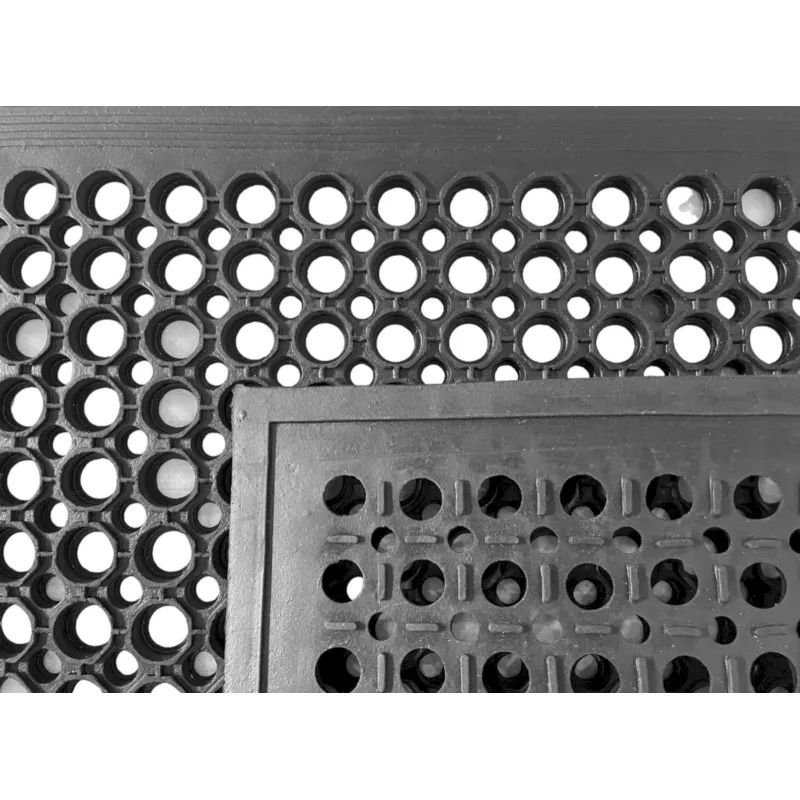 Коврик входной REM 60x90х1,4 см ячеистый окантовкой(резина)