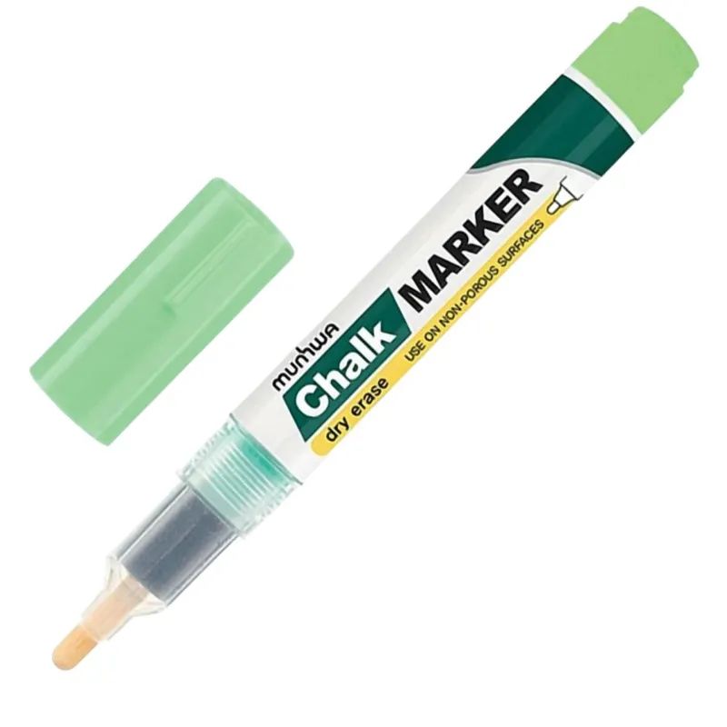 Маркер меловой MunHwa, CM-04, зелёный, 3мм